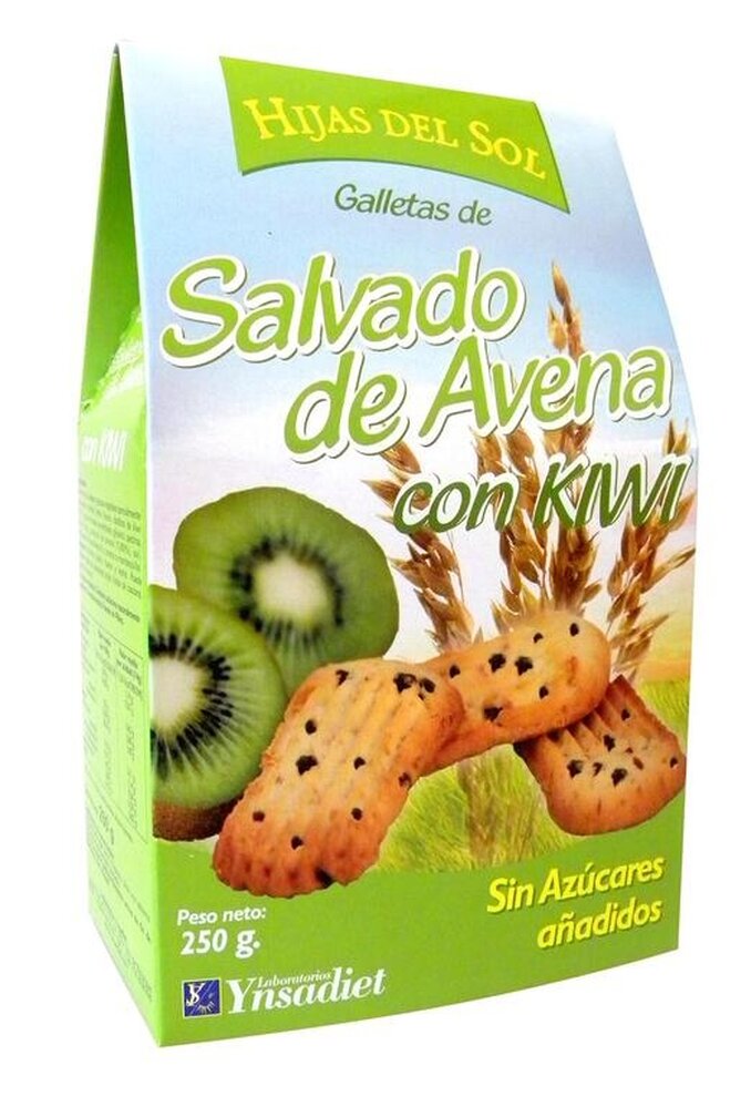 Galletas de salvado de avena con kiwi