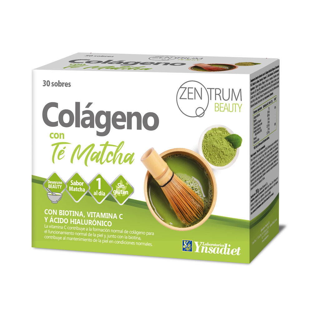 Colágeno con té matcha