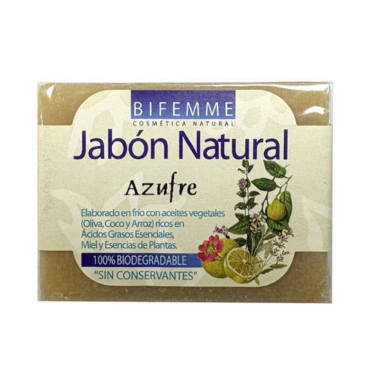 Azufre jabón