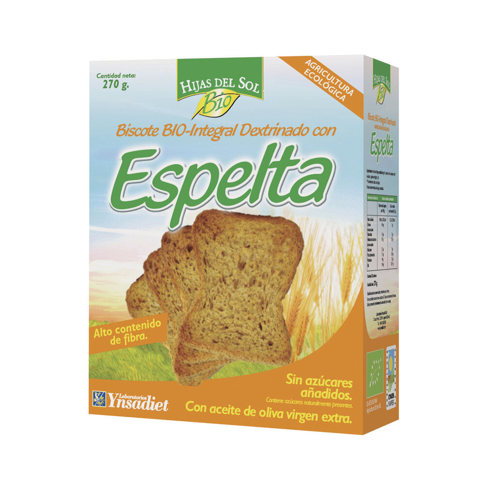 Biscote BIO-Integral dextrinado con espelta