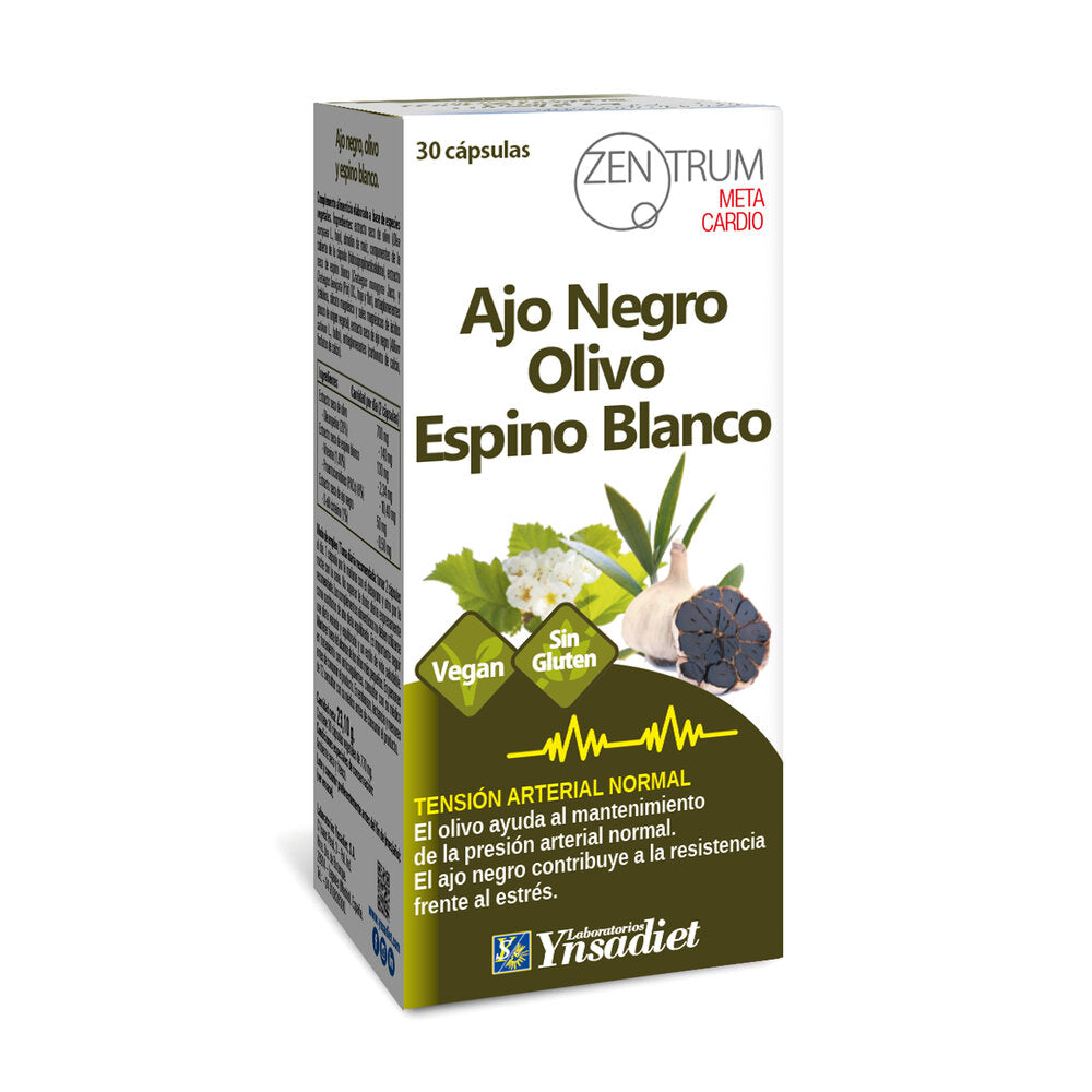 Ajo negro, olivo, espino blanco